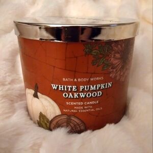 Bath & Body Works White Pumpkin Oakwood Candle